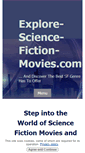 Mobile Screenshot of explore-science-fiction-movies.com